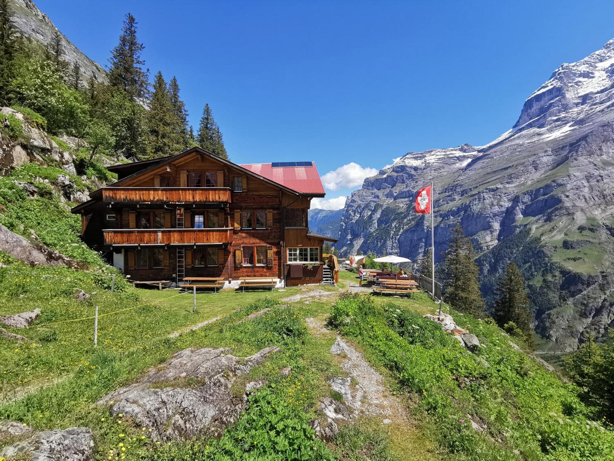 Berggasthaus Tschingelhorn Hotel Stechelberg Ngoại thất bức ảnh
